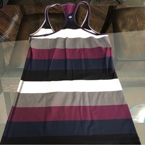 Lululemon racerback striped tank